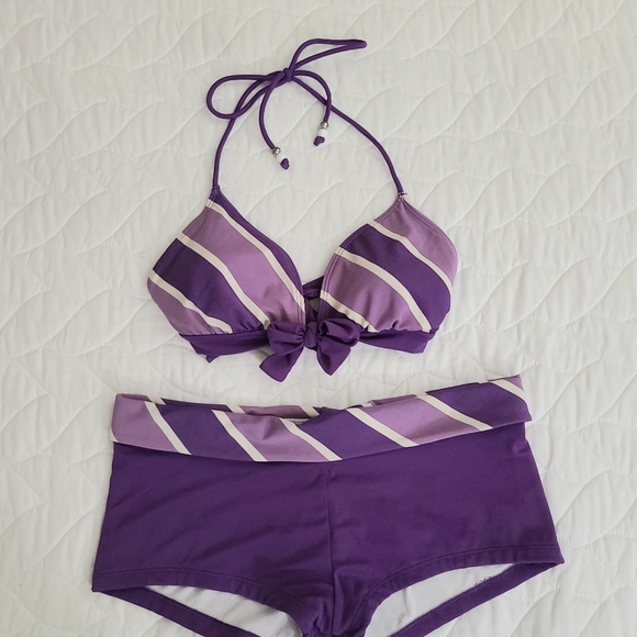 Swimsuit set bikini boy shorts - Picture 2 of 7